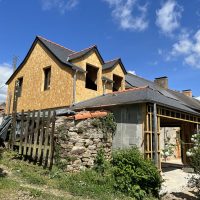 Maison en pierre extension